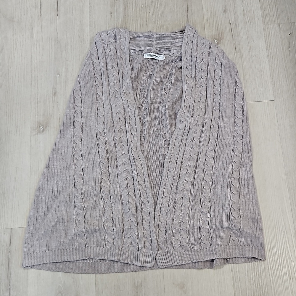 Cotton Emporium Women's Large Open Front  Tunic